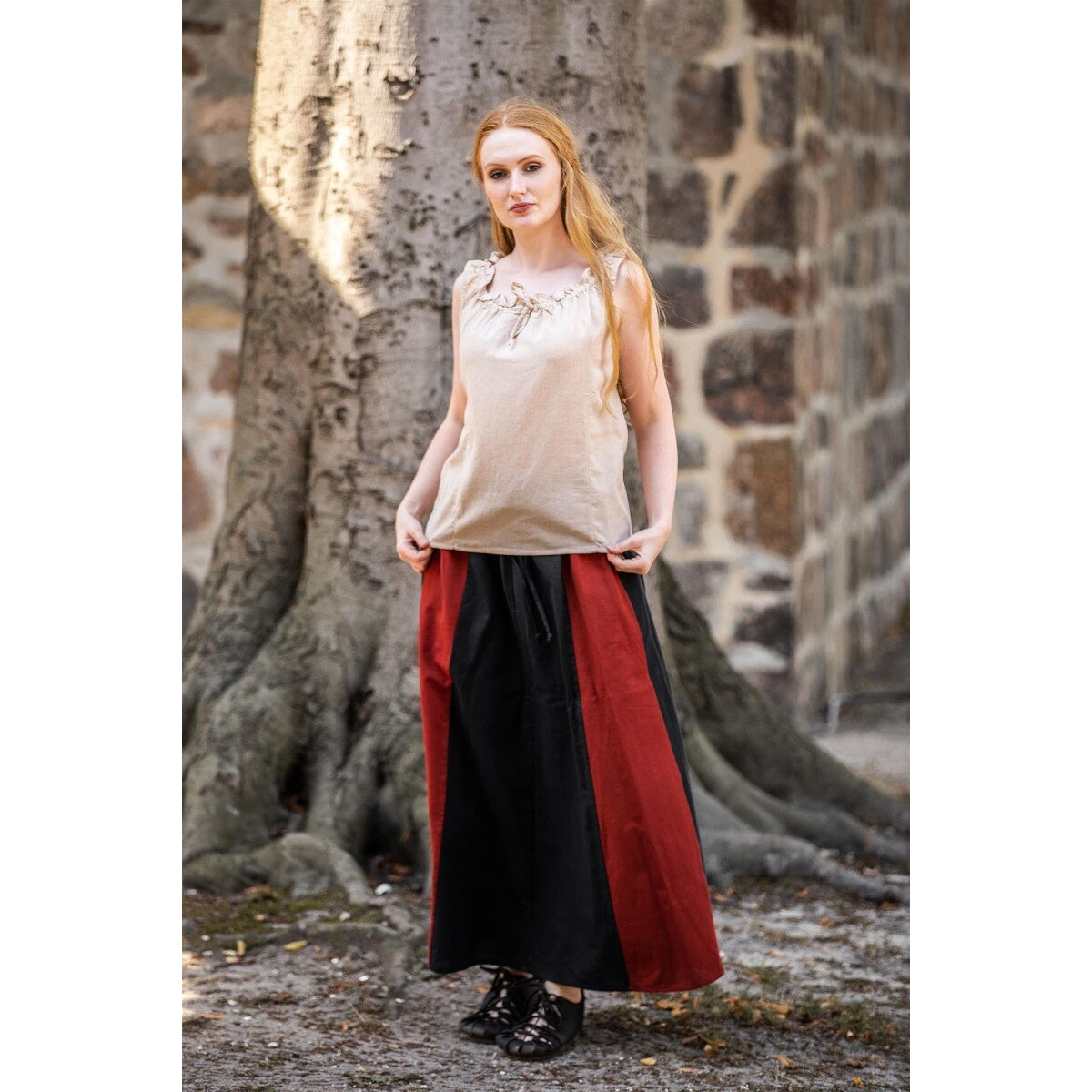 Product image Medieval Summer Blouse Adele sleeveless beige