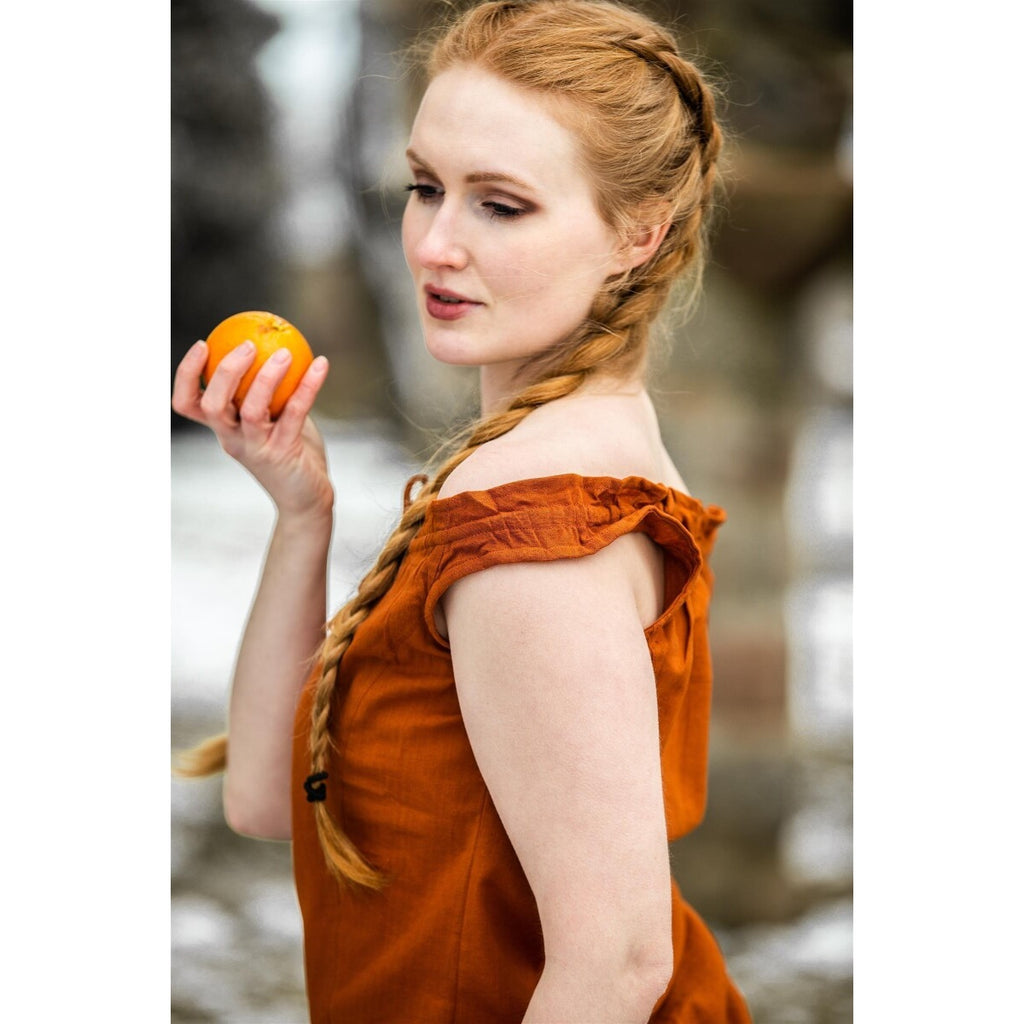 Produktbild Mittelalter Sommerbluse Adele ärmellos rot