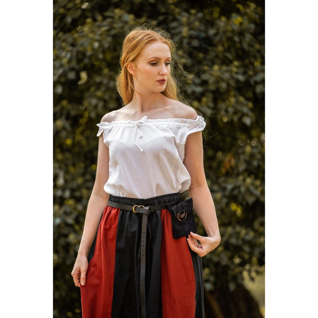 Produktbild Mittelalter Sommerbluse Adele ärmellos weiß