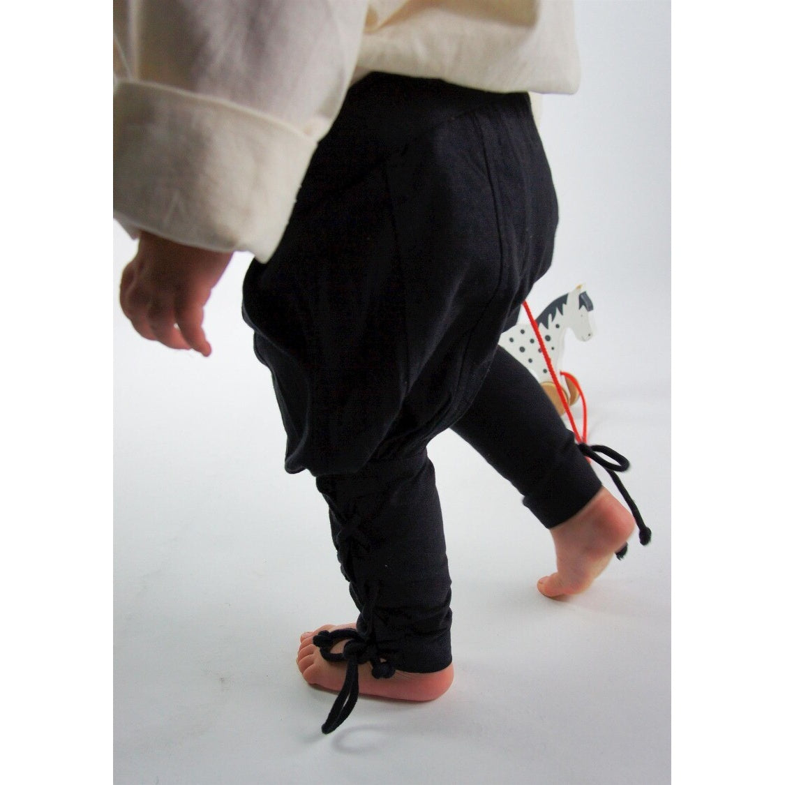 Produktbild Mittelalter Hose Jecklein mit Beinschnürung schwarz