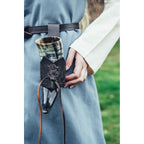 Produktbild Mittelalter Leder Trinkhornhalter mit keltischem Knoten
