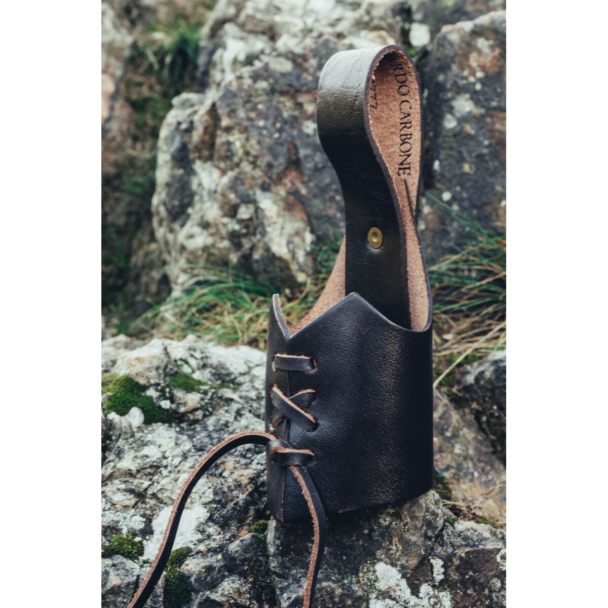 Product image Medieval Leather Drinking Horn Holder Hakon