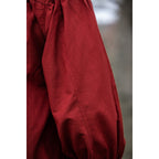 Product image Medieval Stand-Up Collar Lace-Up Shirt Friedrich red