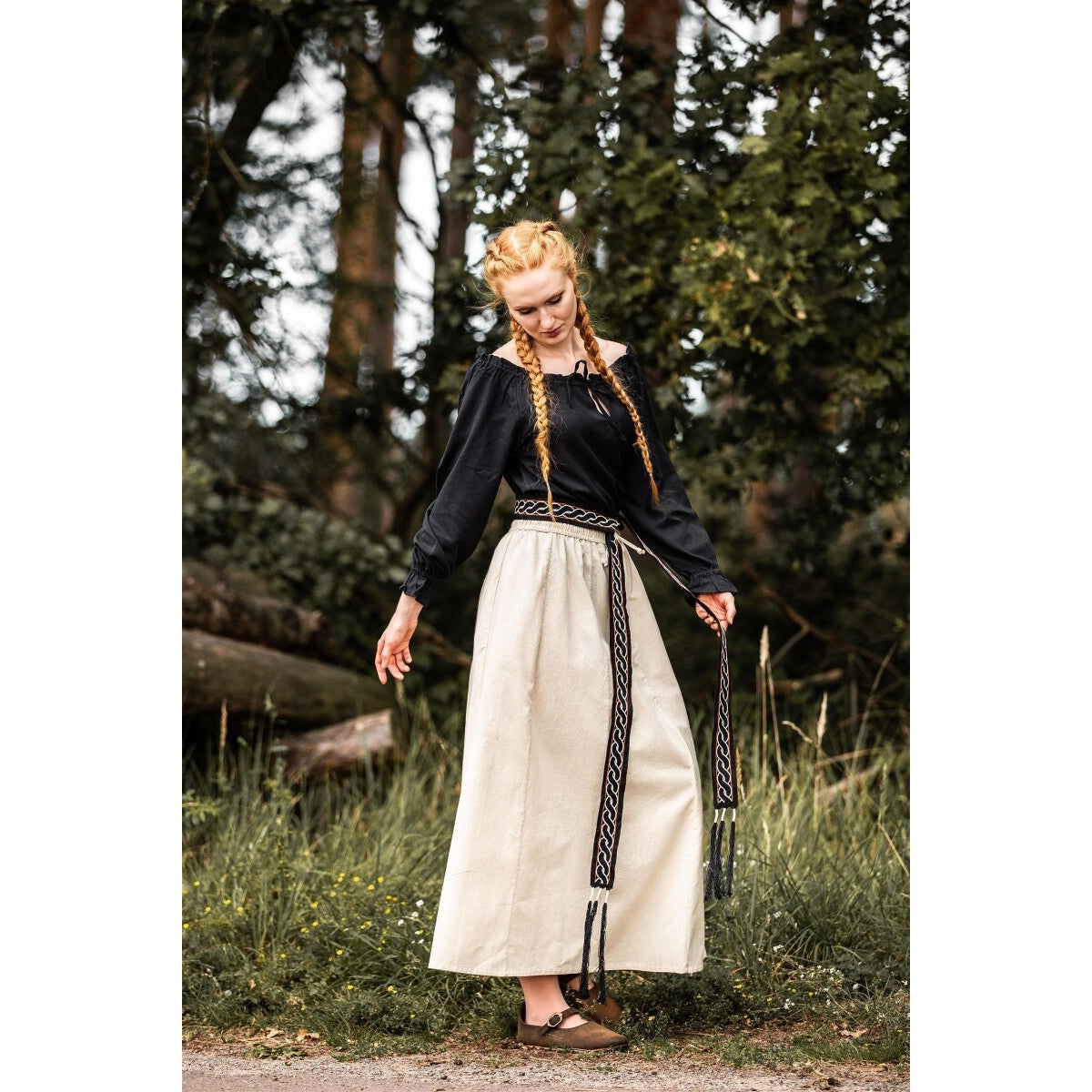 Produktbild Mittelalter Bluse Edith schwarz