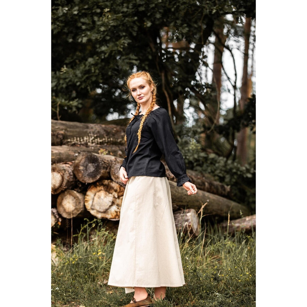 Produktbild Mittelalter Bluse Edith schwarz
