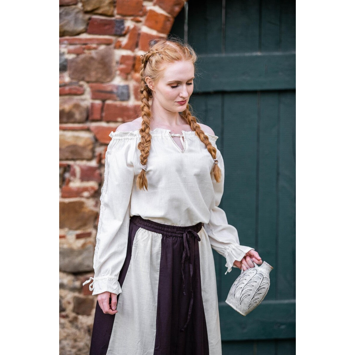 Product image Medieval Blouse with Lace Bettina beige