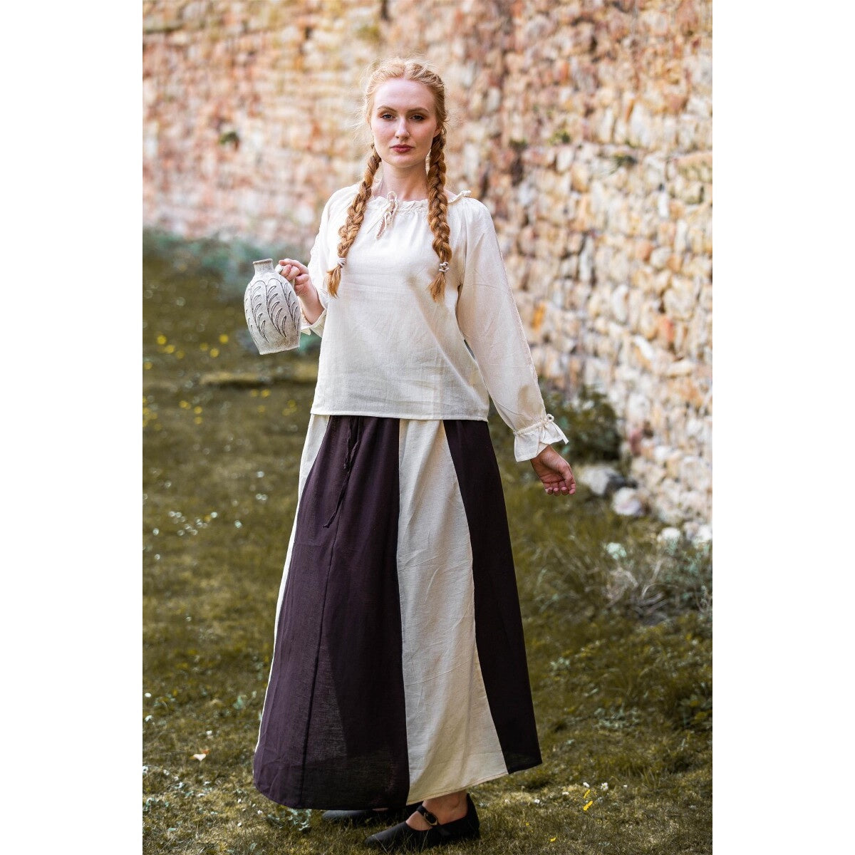 Product image Medieval Blouse with Lace Bettina beige