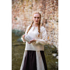 Produktbild Mittelalter Bluse mit Spitze Bettina beige