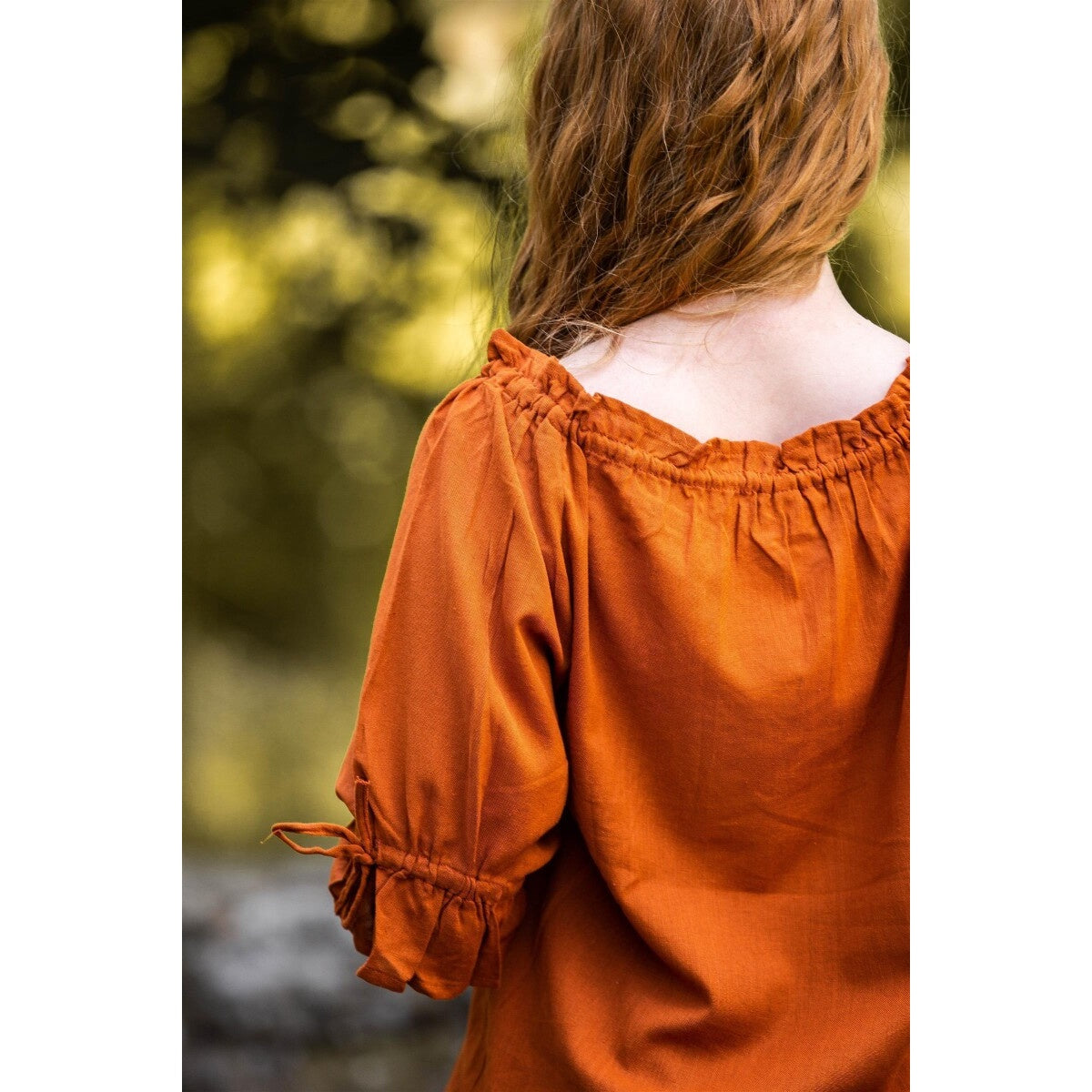 Produktbild Mittelalter Bluse Kurzarm Vera braun