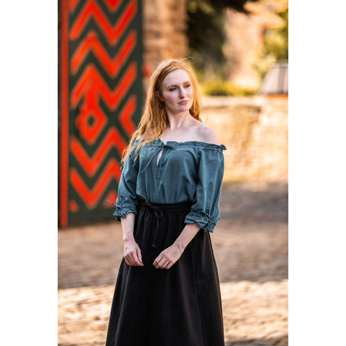 Product image Medieval Short-Sleeve Blouse Vera blue