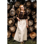 Produktbild Mittelalter Bluse Kurzarm Vera dunkelbraun