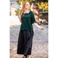 Produktbild Mittelalter Bluse Kurzarm Vera grün