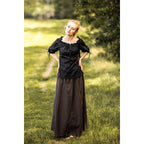 Produktbild Mittelalter Bluse Kurzarm Vera schwarz