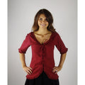 Product image Medieval Short-Sleeve Blouse Gabriela red