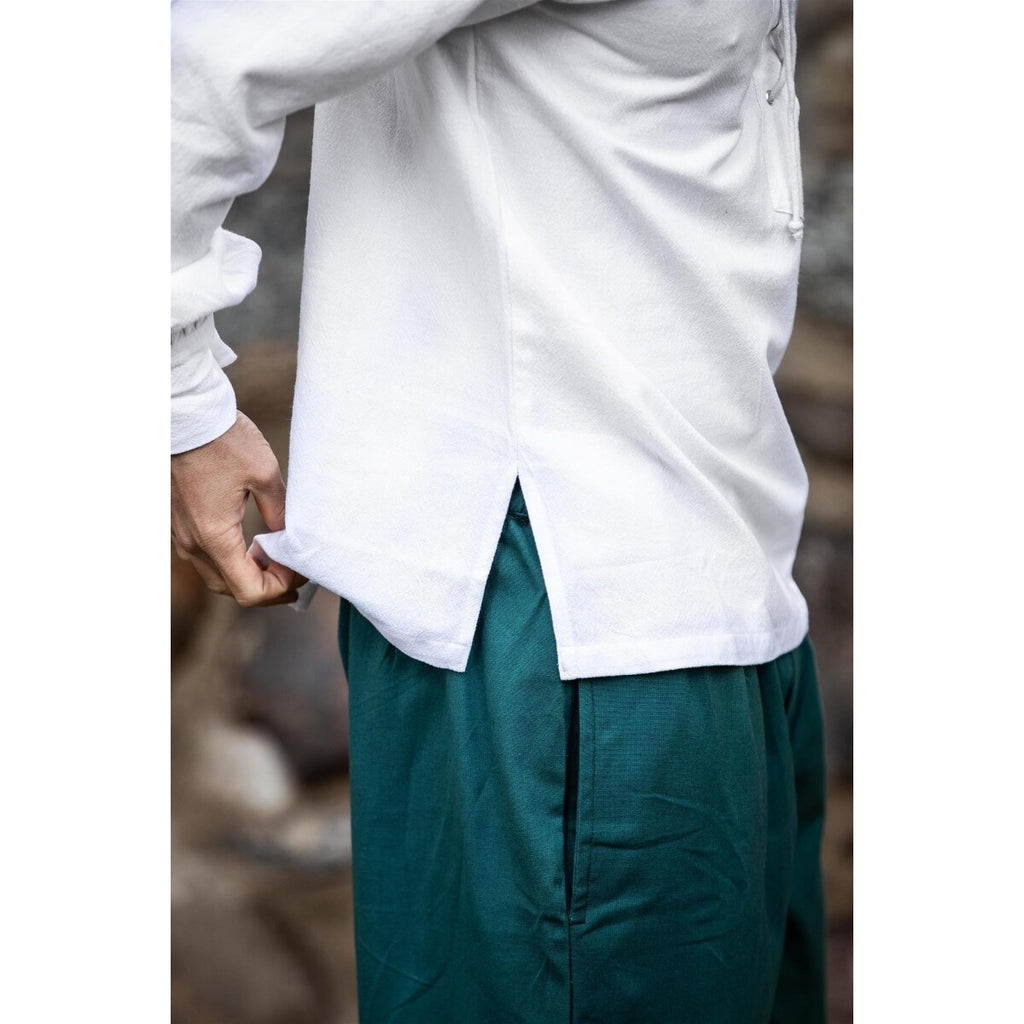Produktbild Mittelalter Rundkragenhemd Athos weiß