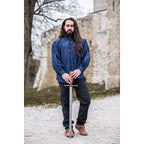 Produktbild Mittelalter Hemd Leopold blau
