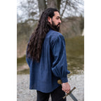 Produktbild Mittelalter Hemd Leopold blau