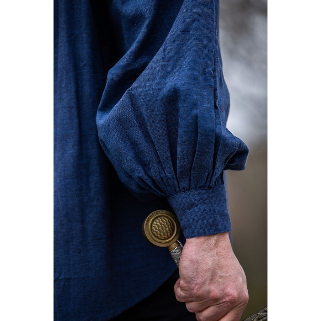 Produktbild Mittelalter Hemd Leopold blau