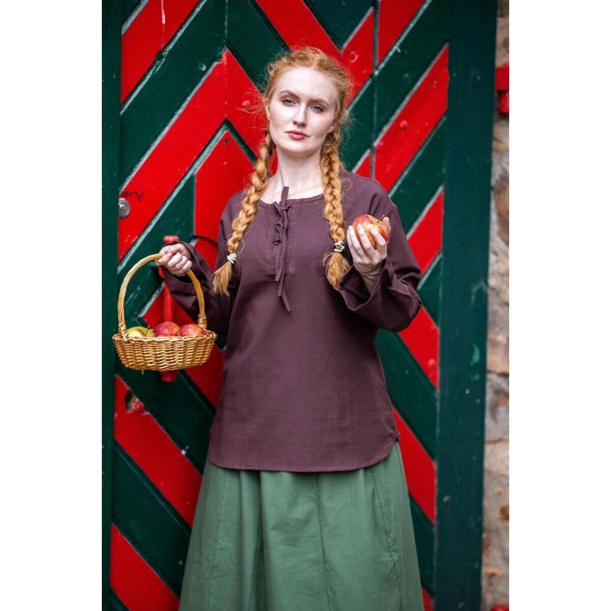 Produktbild Mittelalter Bluse Tilda braun