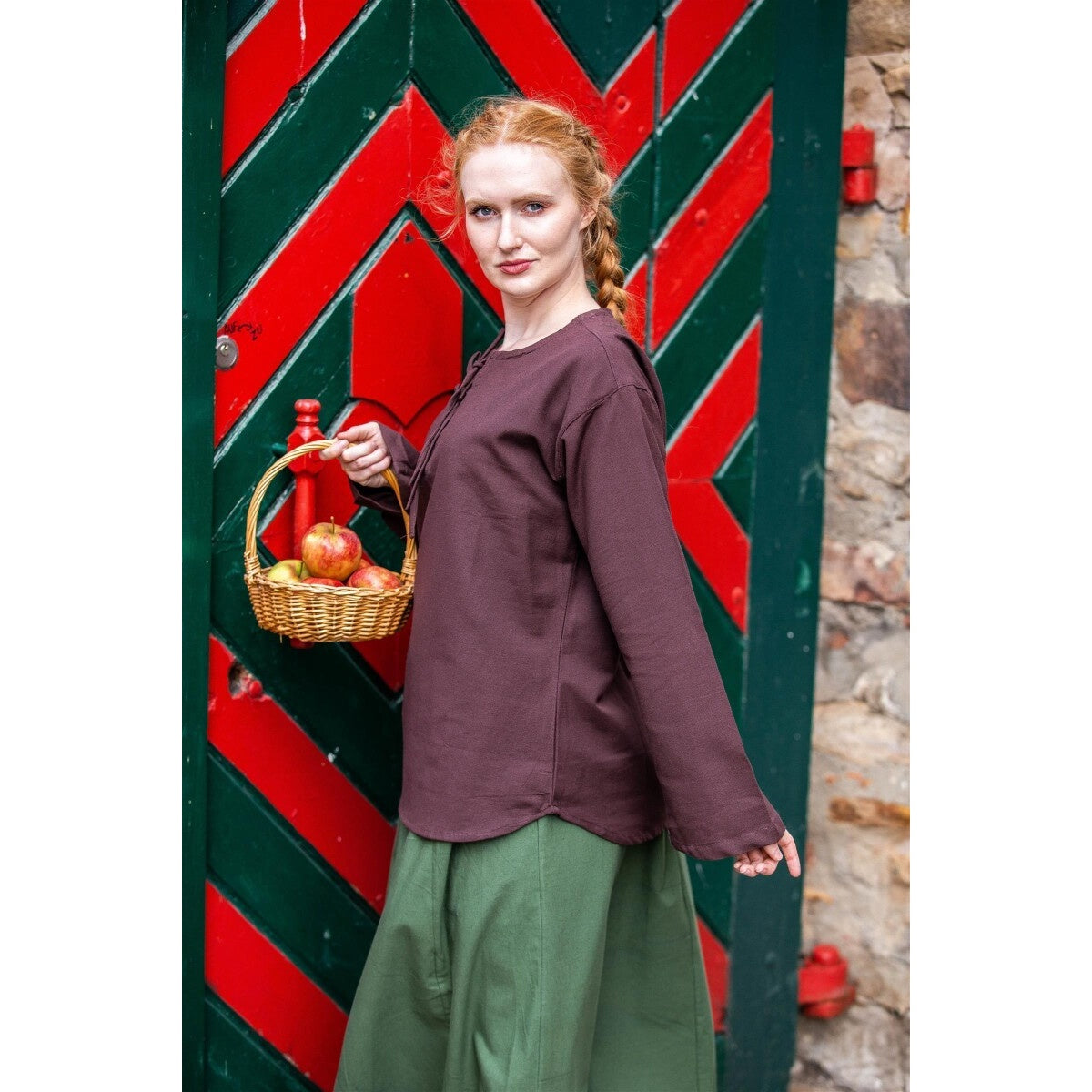 Produktbild Mittelalter Bluse Tilda braun