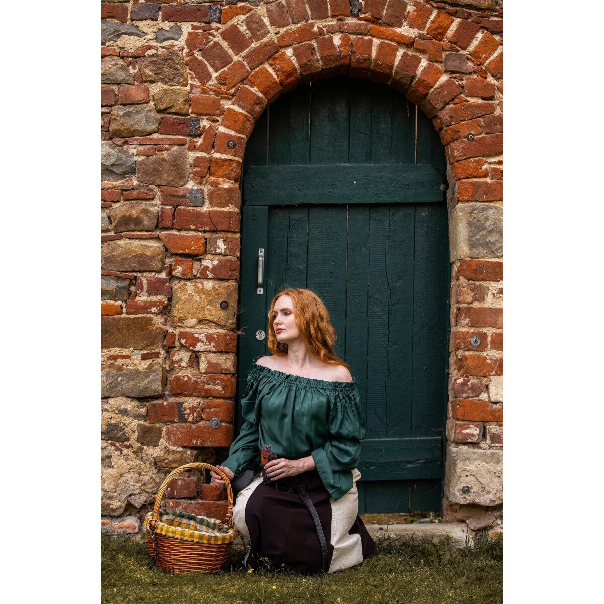 Produktbild Mittelalter Bluse Emma grün