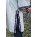 Produktbild Mittelalter Tunika mit Bordüre Halvor beige