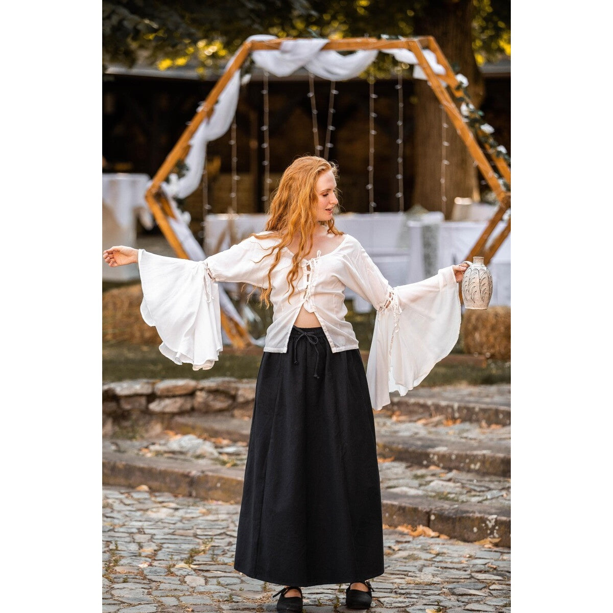 Produktbild Mittelalter Bluse Carmen weiß