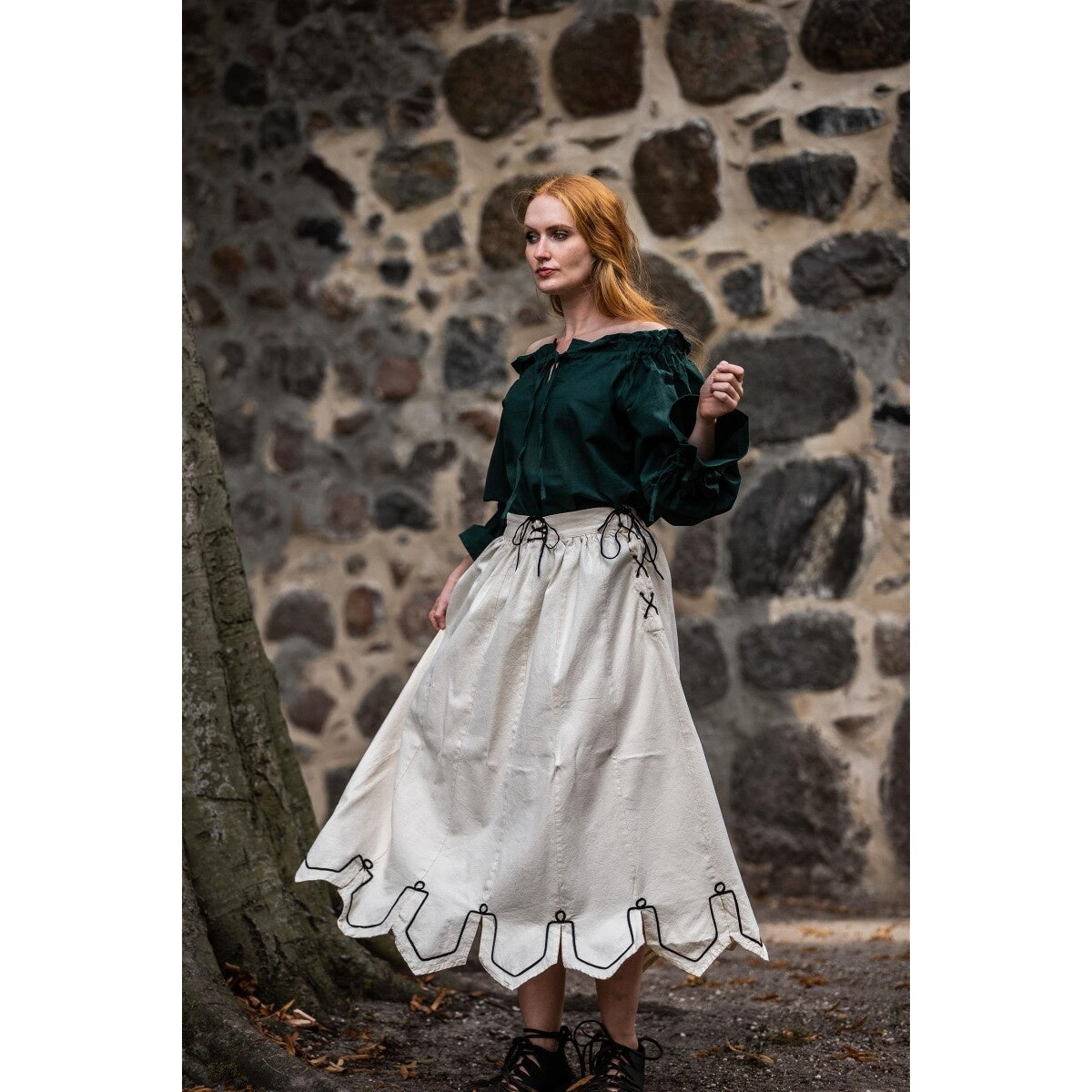 Produktbild Mittelalter Bluse Morgan grün
