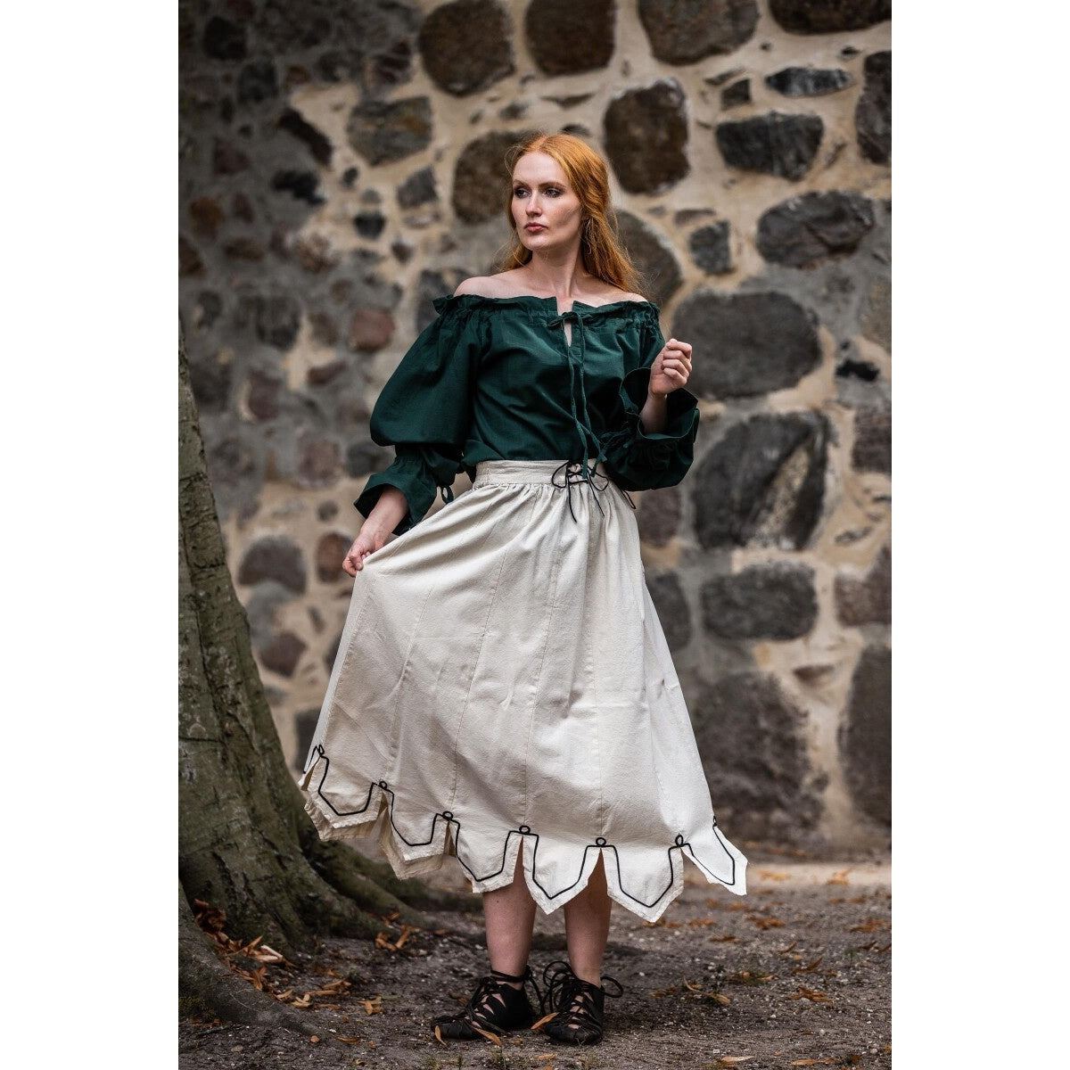 Produktbild Mittelalter Bluse Morgan grün
