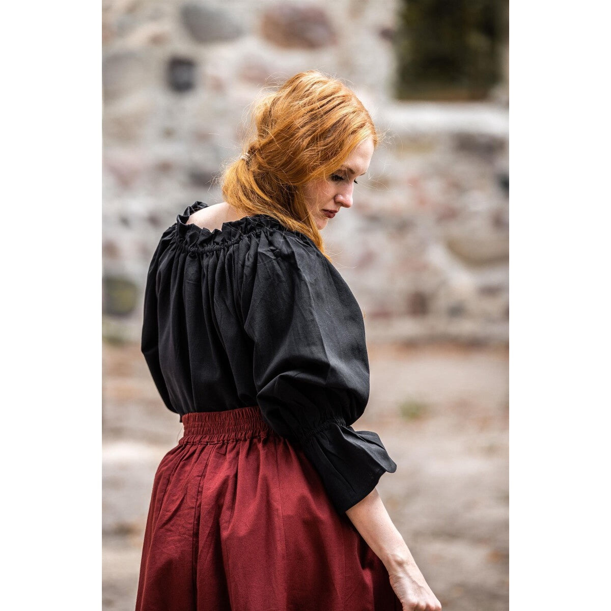 Produktbild Mittelalter Bluse Morgan schwarz