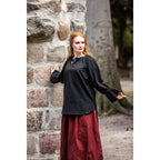 Produktbild Mittelalter Bluse Morgan schwarz