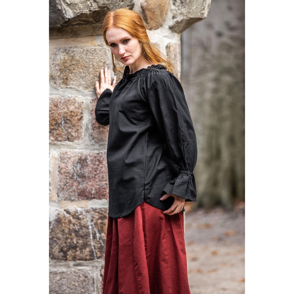Produktbild Mittelalter Bluse Morgan schwarz