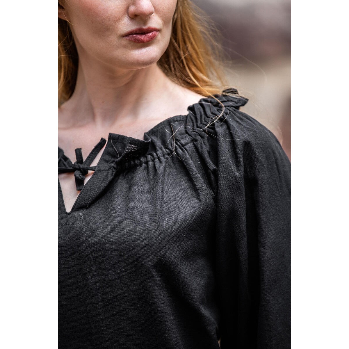 Produktbild Mittelalter Bluse Morgan schwarz