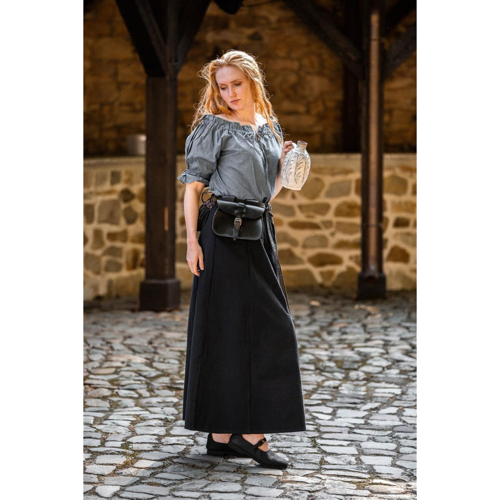 Produktbild Mittelalter Kurzarmbluse Verena blau