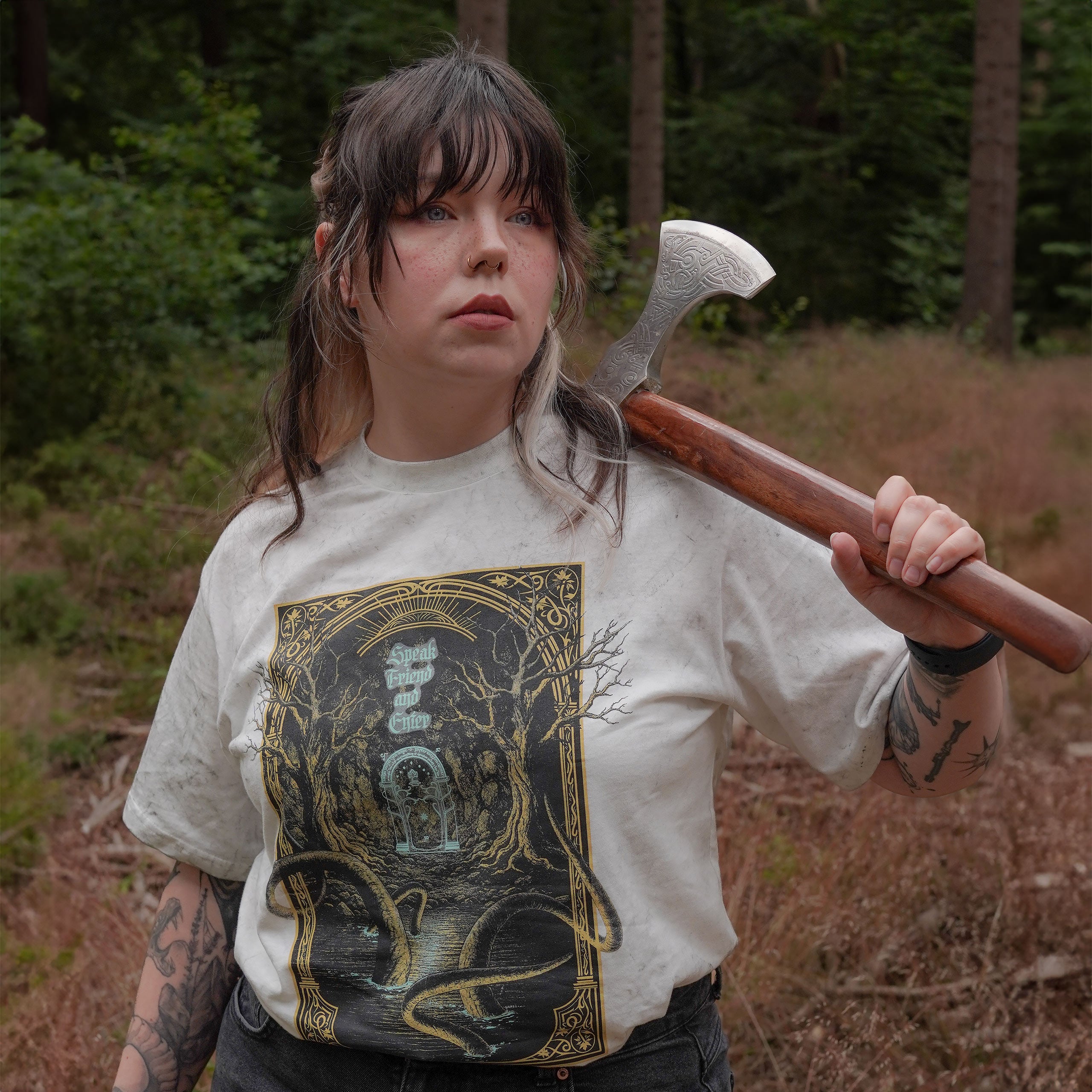Produktbild Der Herr der Ringe - Türen von Durin T-Shirt