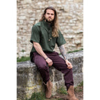 Produktbild Mittelalter Hemd Erik Kurzarm grün