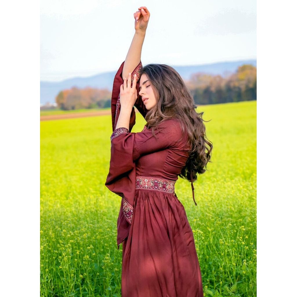 Produktbild Mittelalter Kleid Katharina rot