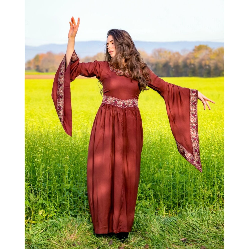 Produktbild Mittelalter Kleid Katharina rot