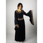 Produktbild Mittelalter Kleid Katharina schwarz