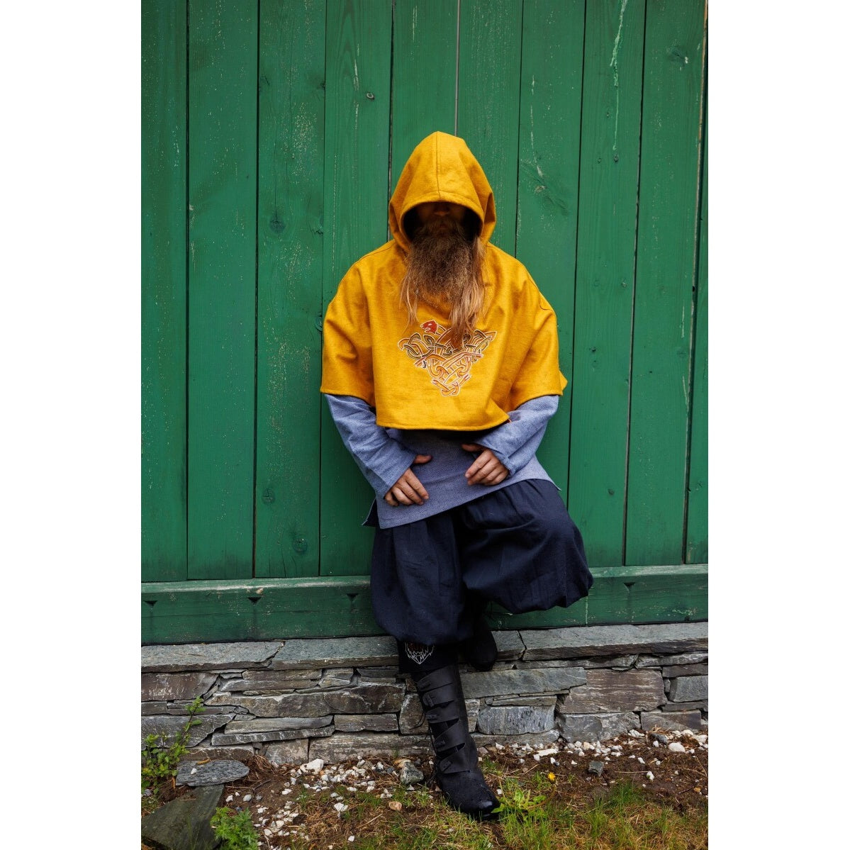 Product image Medieval Hood Bjomolf yellow