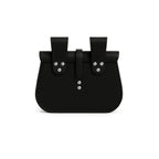 Produktbild Mittelalter Gürteltasche Alba mit Prägung schwarz