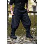 Produktbild Mittelalter Hose Tiago mit Beinschnürung schwarz