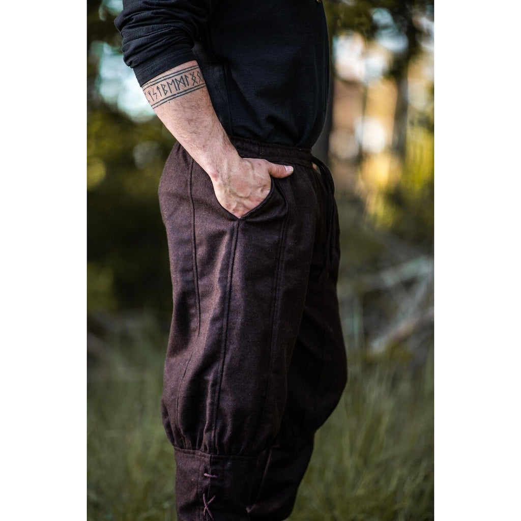 Produktbild Mittelalter Wollhose Jorgen braun