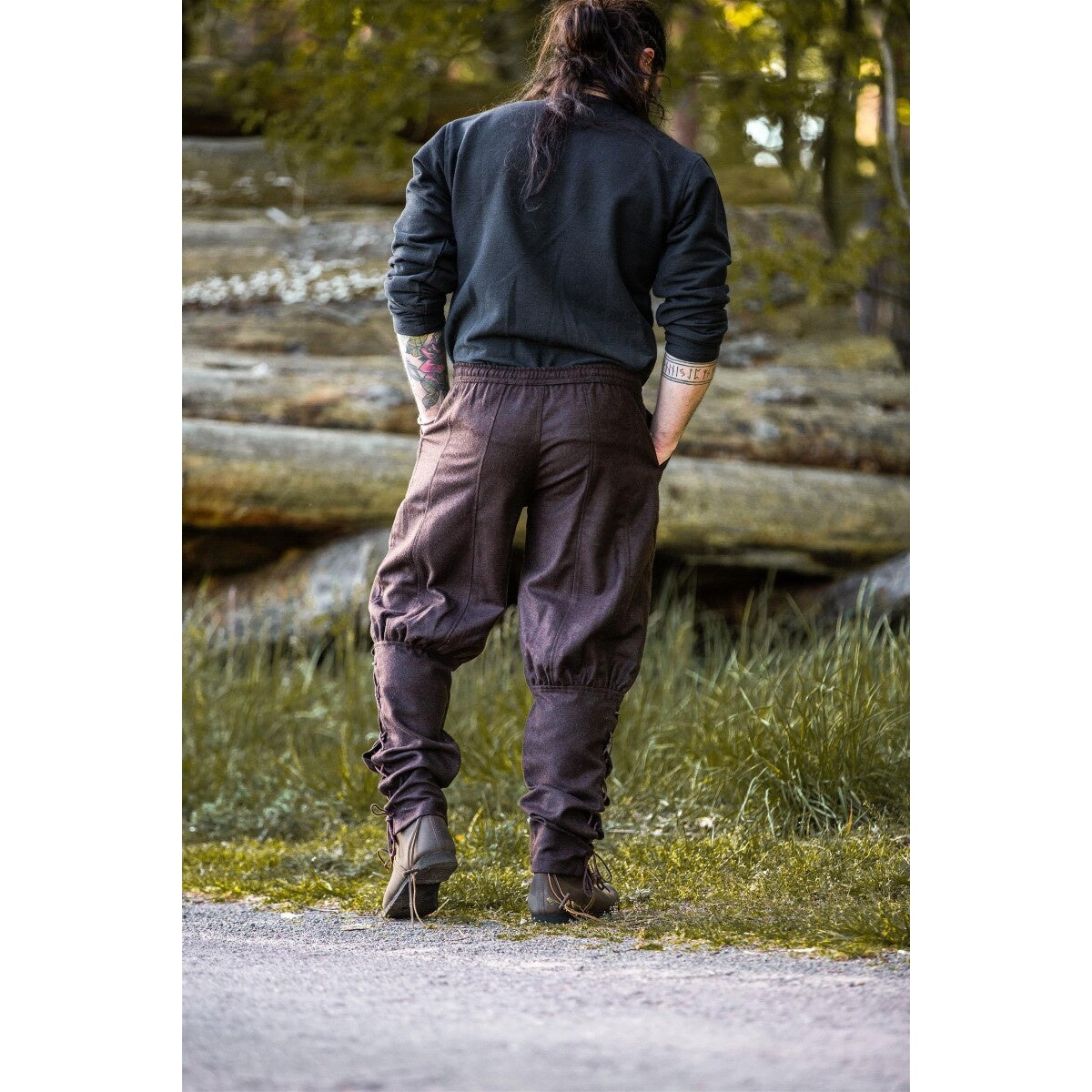 Produktbild Mittelalter Wollhose Jorgen braun