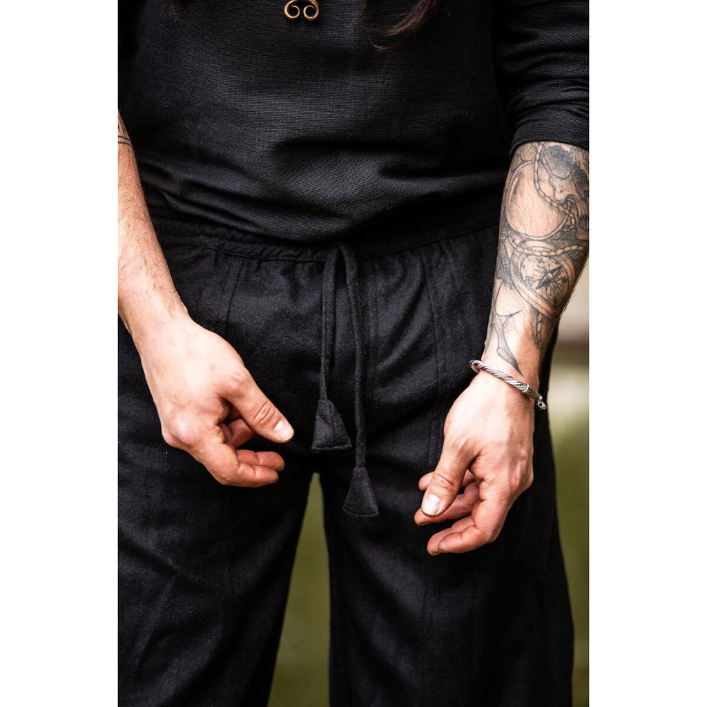 Produktbild Mittelalter Wollhose Jorgen schwarz