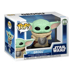 Produktbild Grogu mit Mudhorn-Brustrüstung Funko Pop Wackelkopf-Figur - Star Wars The Mandalorian and Grogu