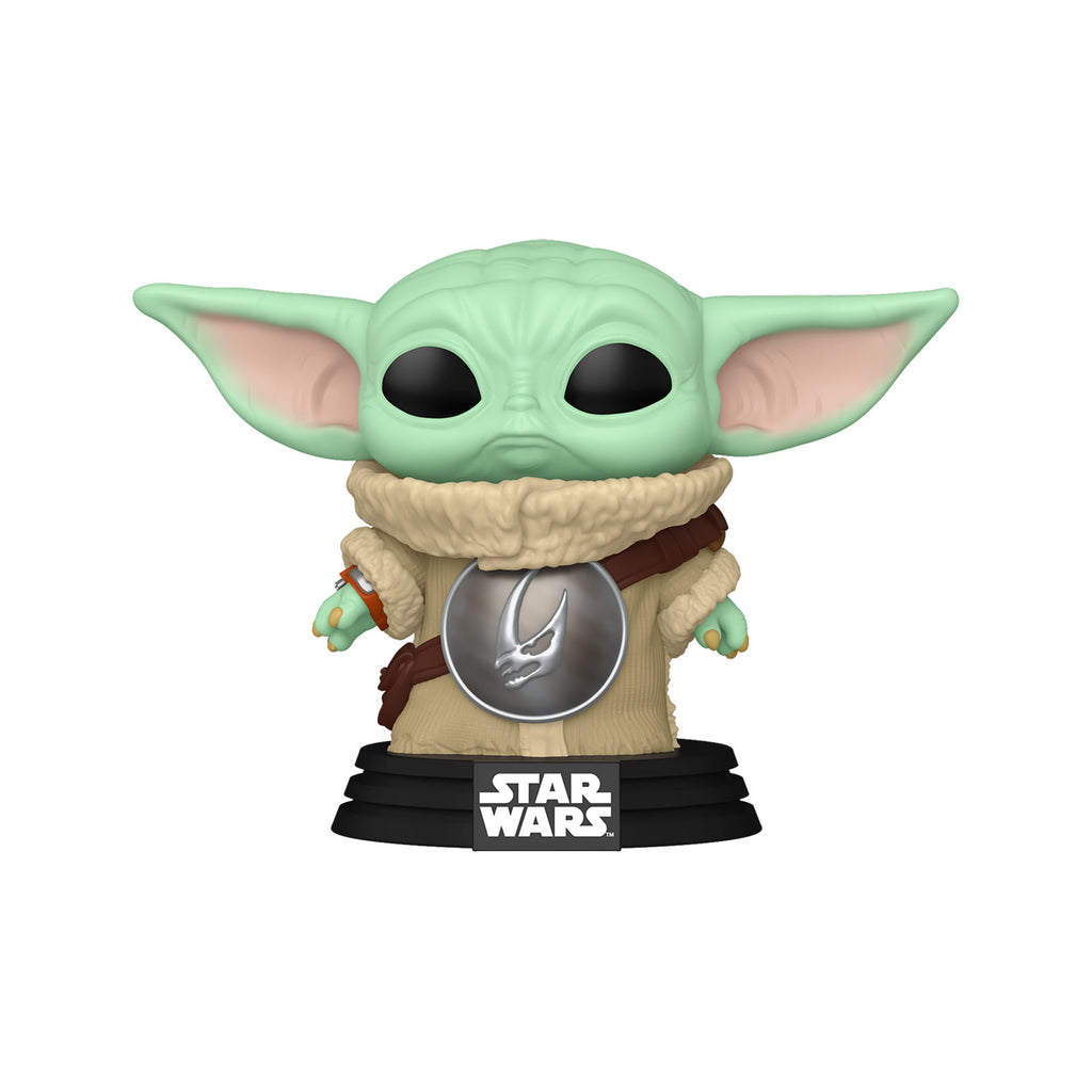 Produktbild Grogu mit Mudhorn-Brustrüstung Funko Pop Wackelkopf-Figur - Star Wars The Mandalorian and Grogu