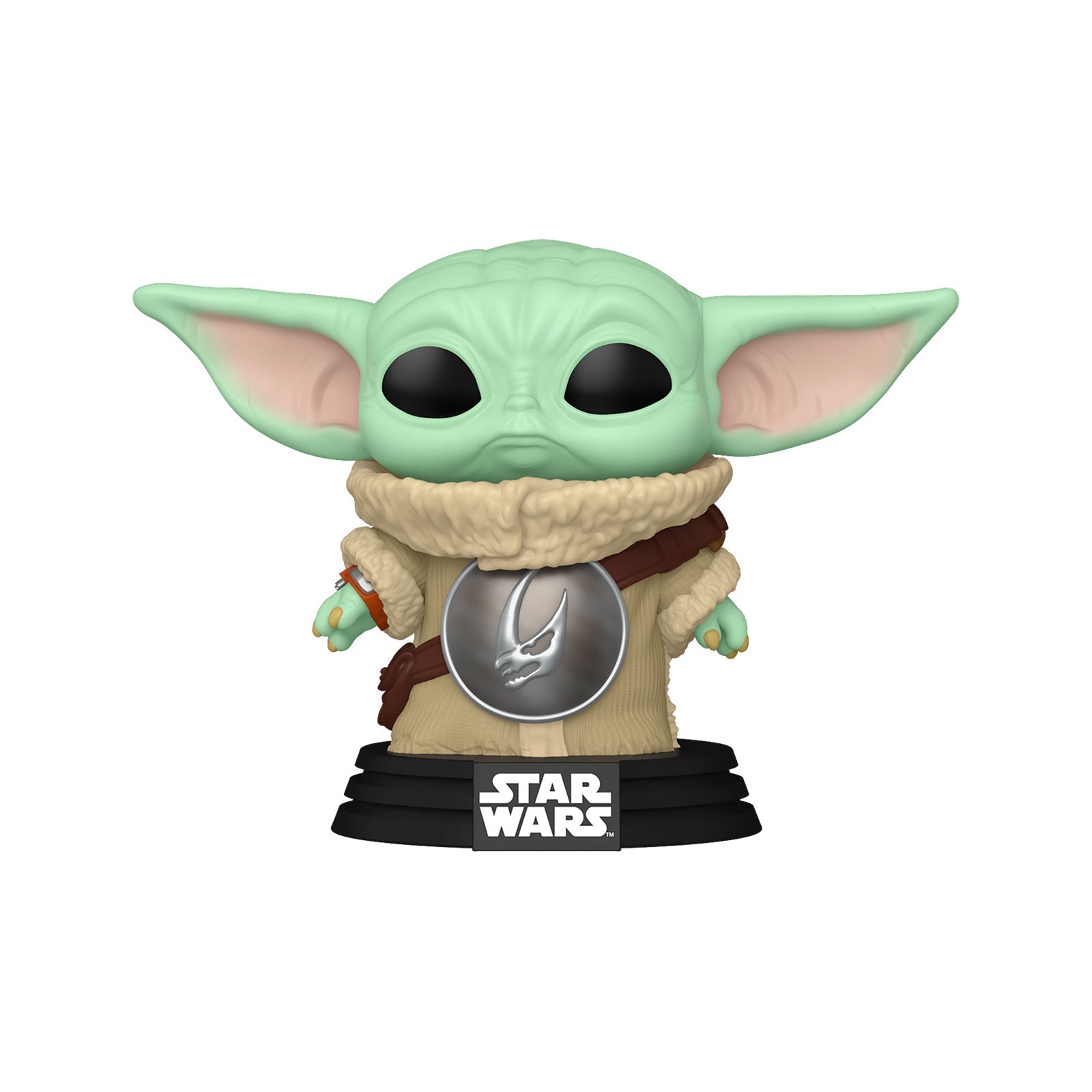 Produktbild Grogu mit Mudhorn-Brustrüstung Funko Pop Wackelkopf-Figur - Star Wars The Mandalorian and Grogu