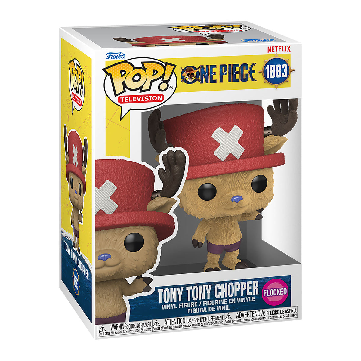 Produktbild One Piece Netflix - Chopper (Flocked) Funko Pop Figur