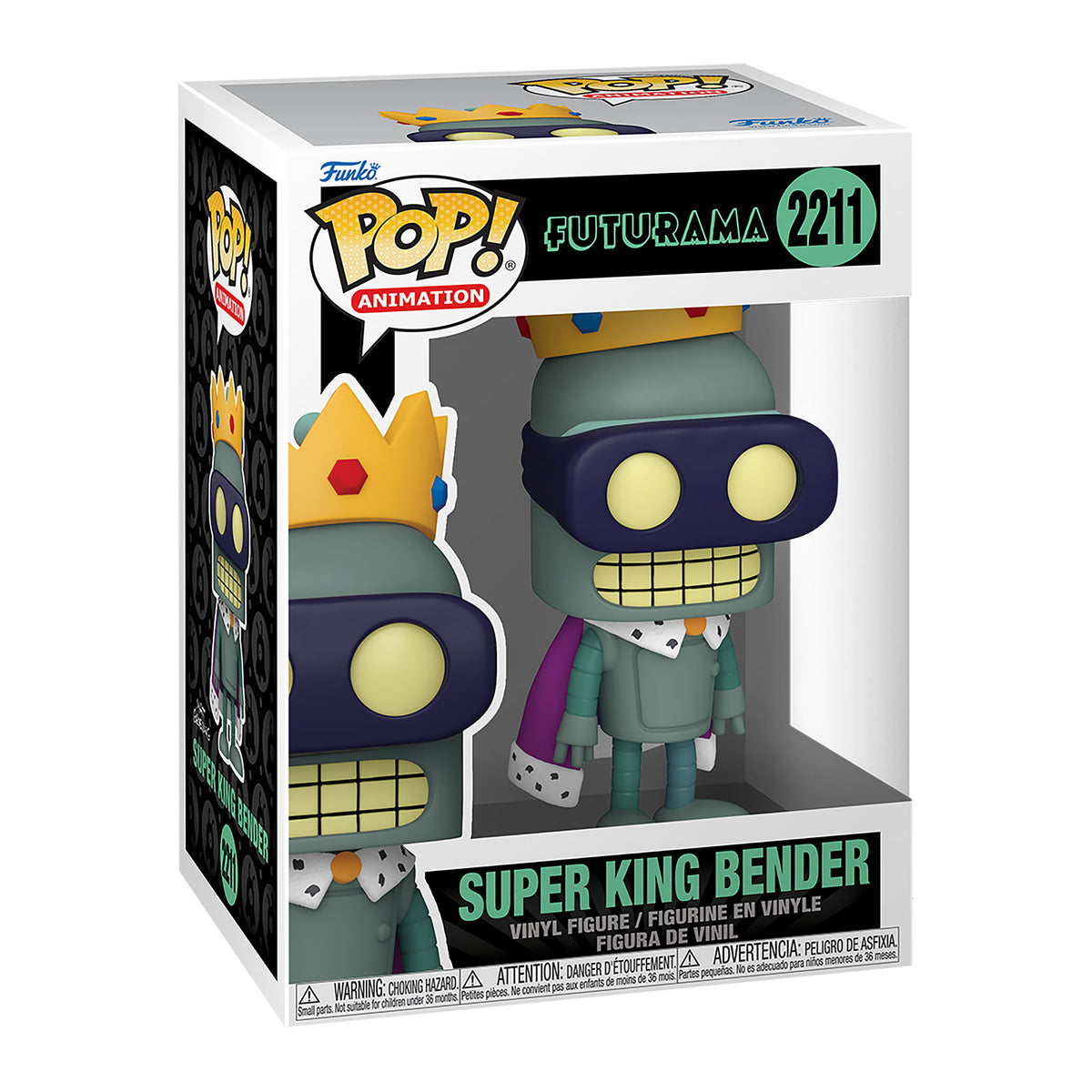 Produktbild Futurama - Super King Bender Funko Pop Figur